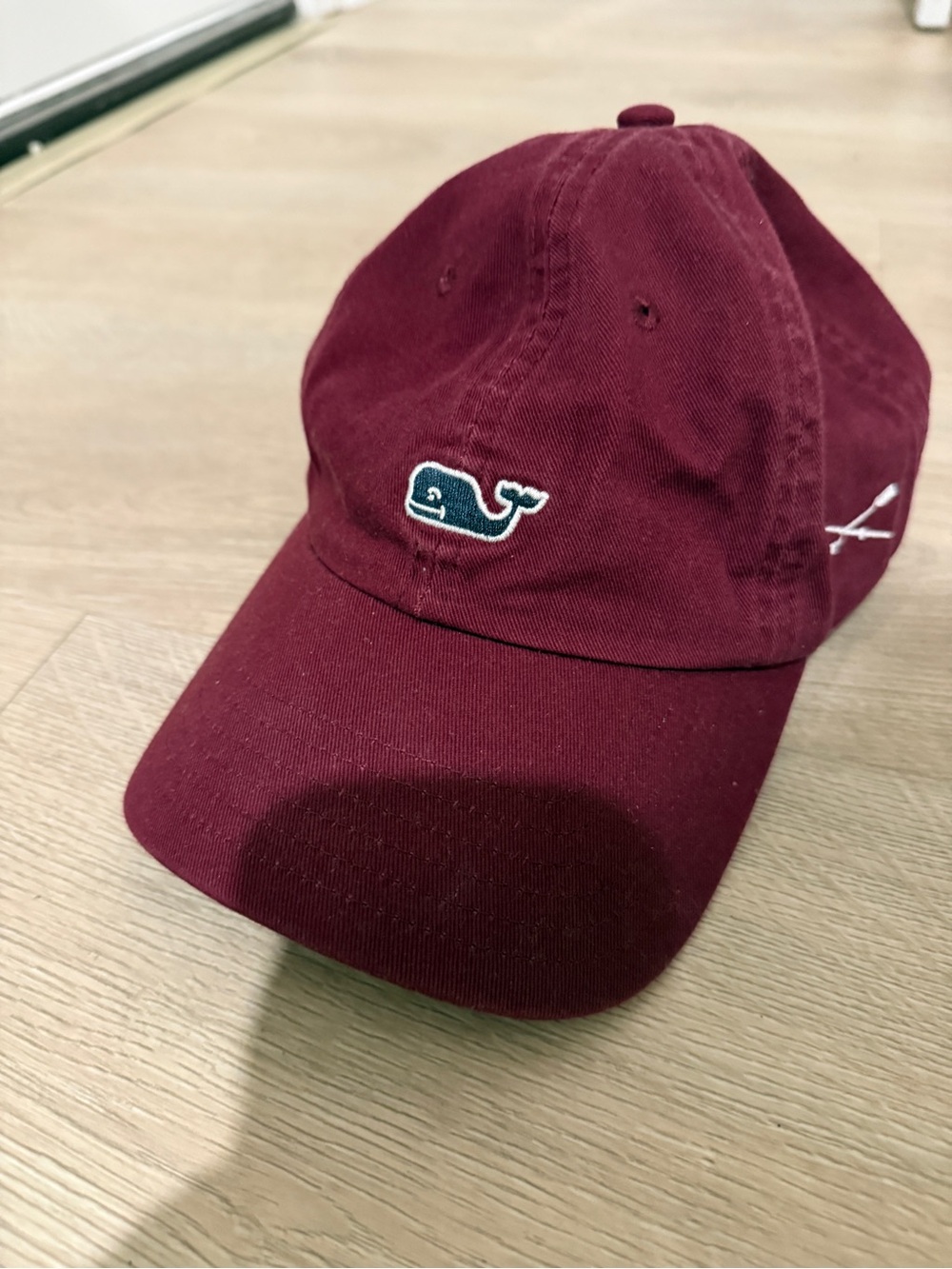 Vineyard Vines Maroon Whale Cap
